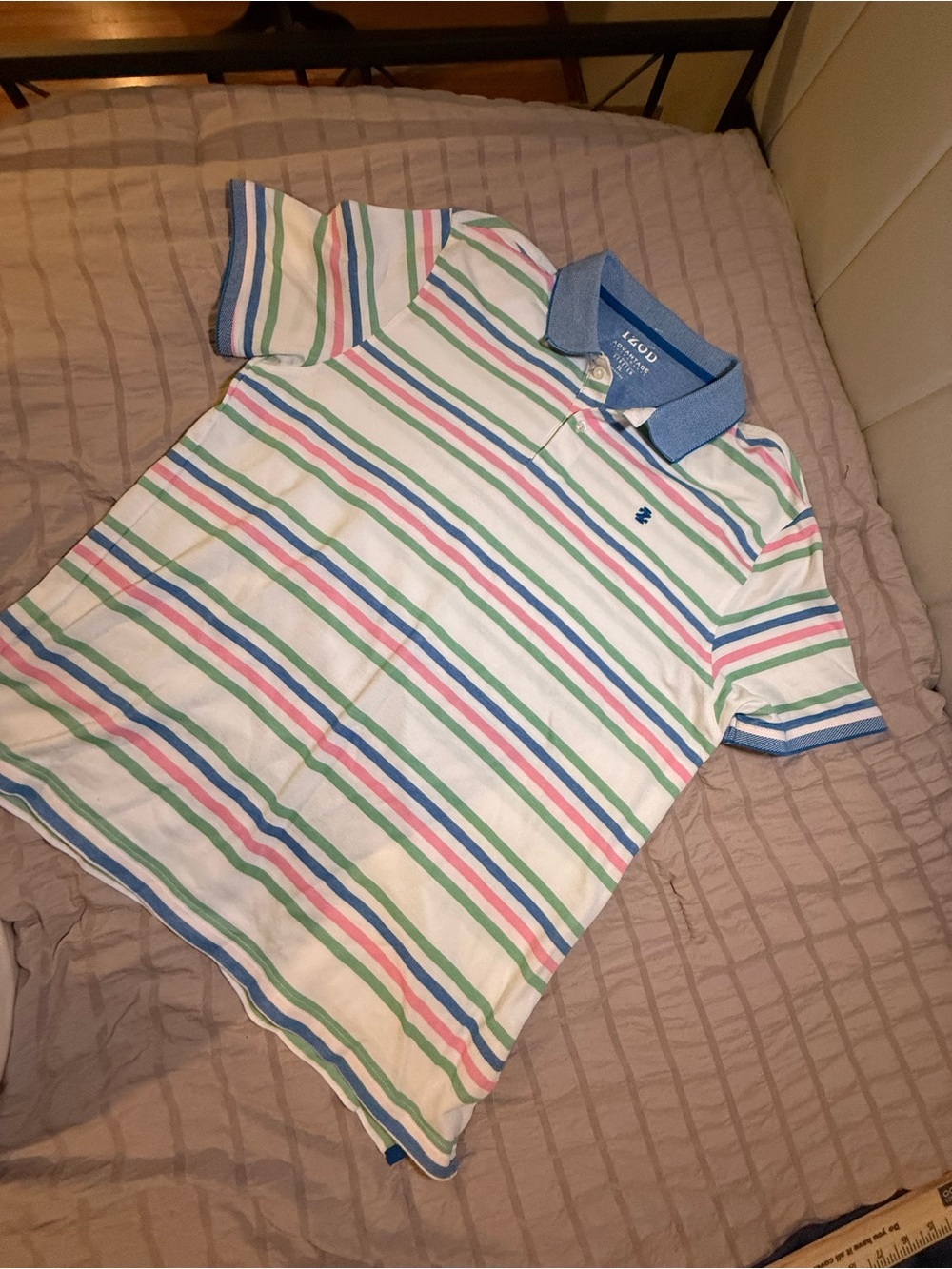 IZOD Men's Striped Polo